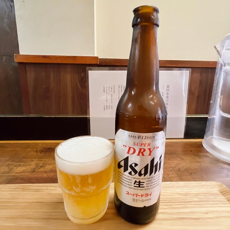 瓶ビール(小瓶)(中華蕎麦 仁香)