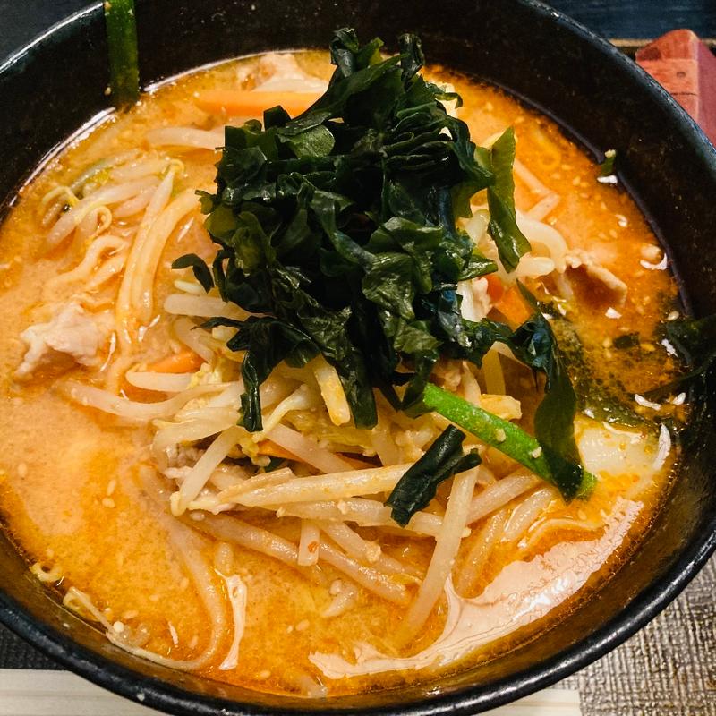 辛味噌豚バラ野菜うどん(麺処 おおぎ 蓬莱町店)