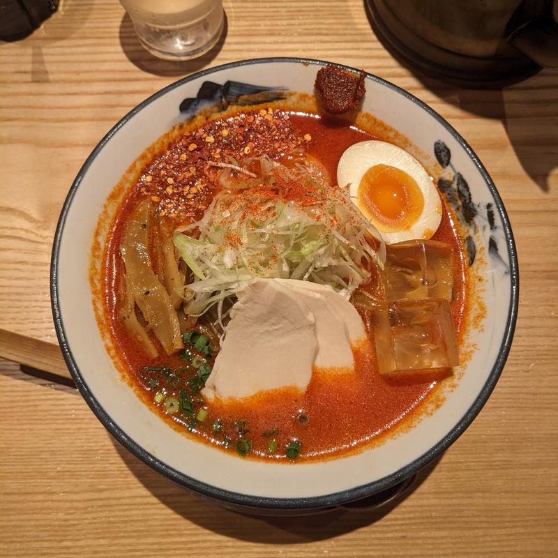 冷やしラーメン(AFURI辛紅 新宿サブナード)