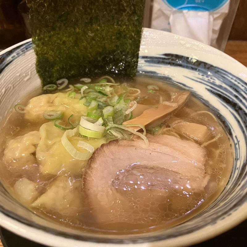 塩ワンタン麺(麺家徳 アトレ川崎店)