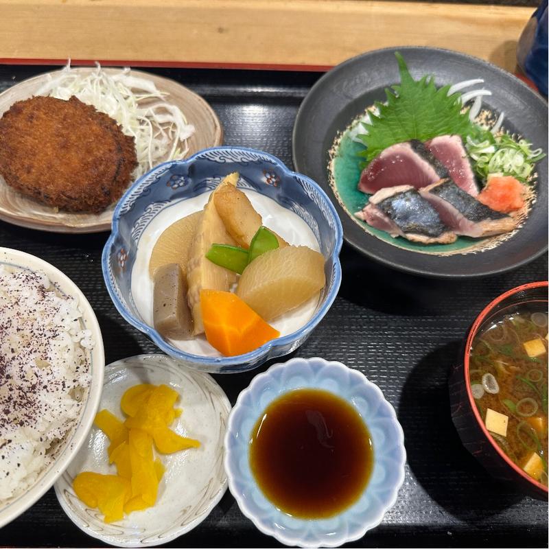 ランチ日替わり(マグロたたき)(すし幸)