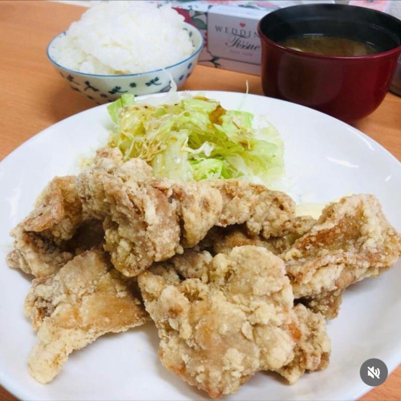 からあげ定食(柿の実 )