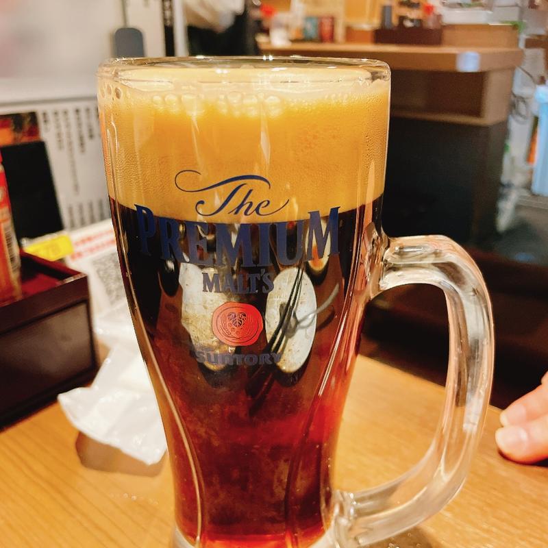 黒生　ハーフ&ハーフ中(酒場 おか長 大阪駅前第3ビル店 )