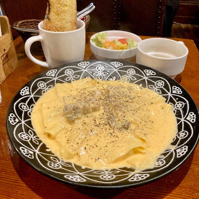 カルボナーラ Aランチ(パスタ処 柘榴(ざくろ))