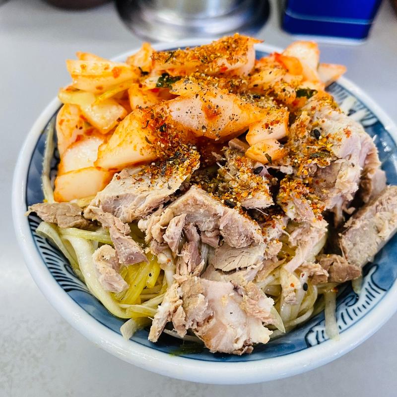ミニネギ丼＋サービス辛タマのせ(ラーメンショップ 122号騎西店)