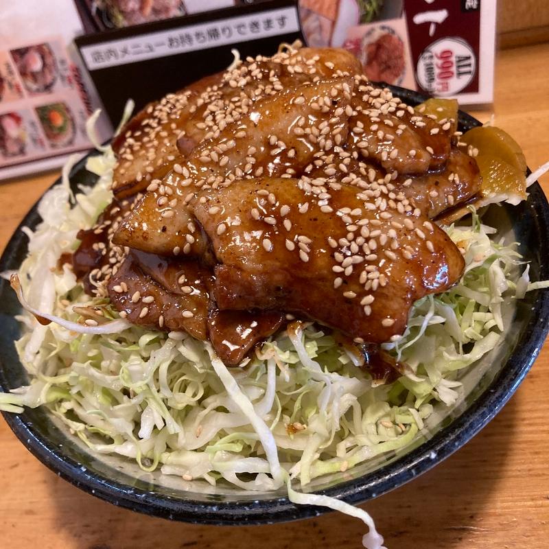 バラ丼(里のうどん 藤沢店)