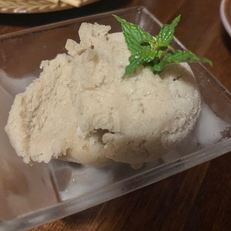 バナナのジェラート(イタリア食堂タク)