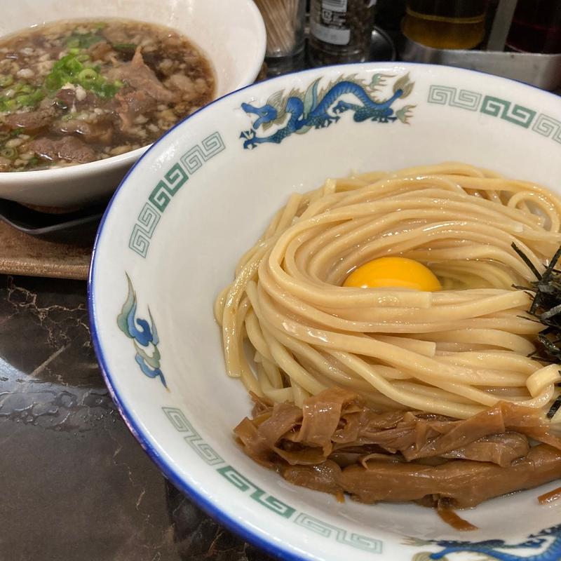 牛スジ魚介つけそば(群青 )