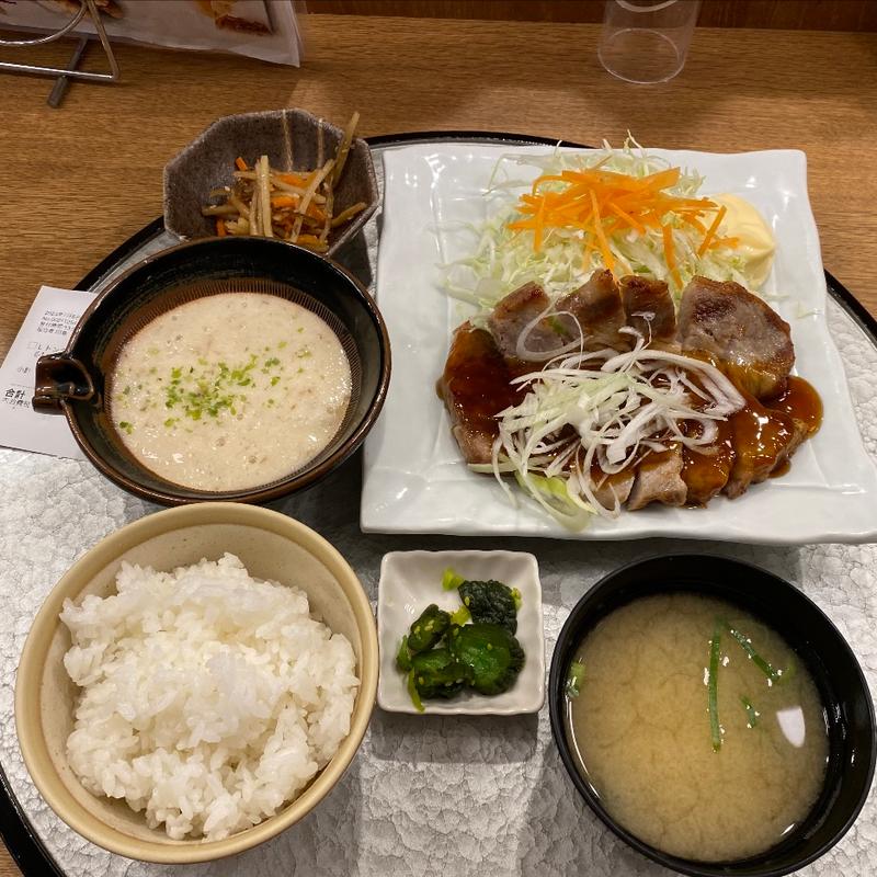 トンテキ定食(自然薯とろろ付き)(炉囲土 アスティー店 )
