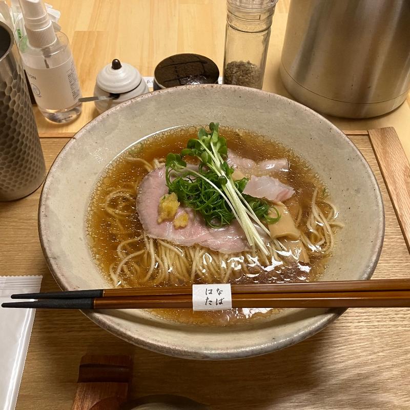 真鯛そば　しょうゆ(真鯛そば はなたば)