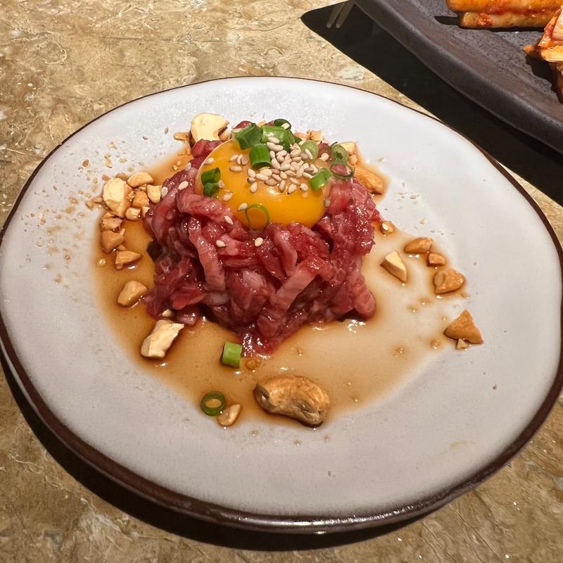 ユッケ(大井町銭場精肉店)