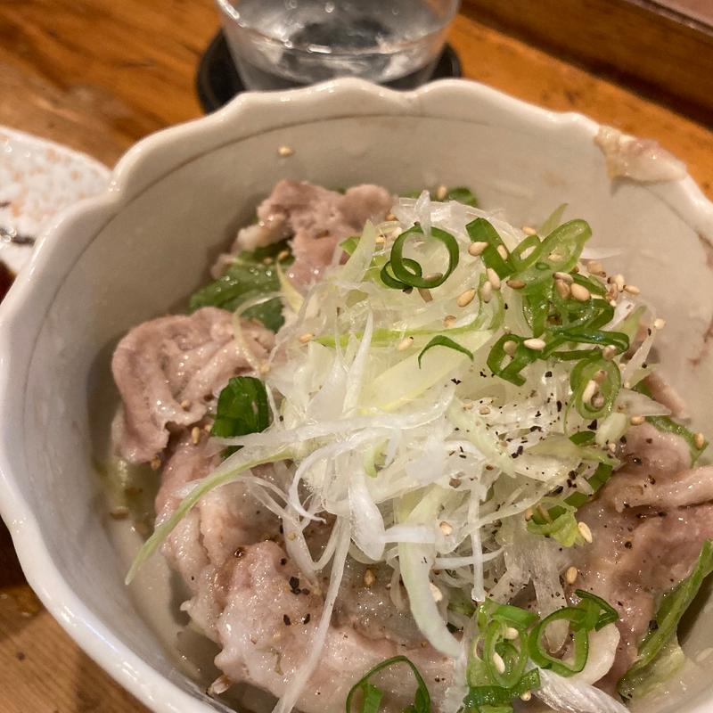 豚バラとキャベツのミルフィーユ蒸しポン酢(幸むら)