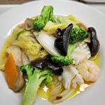 海鮮XO醤炒め(一品閣刀削麺館)