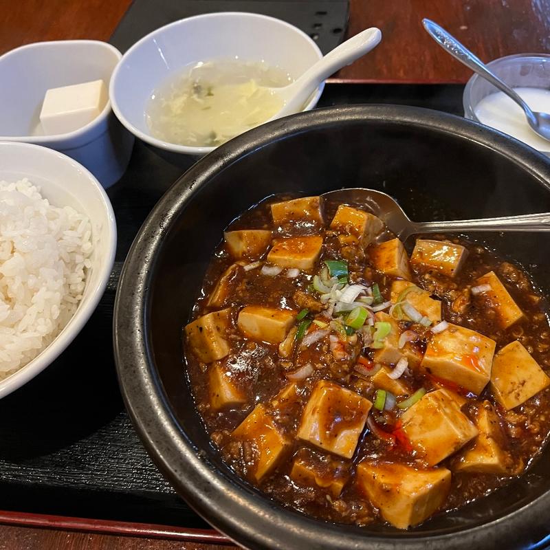 四川麻婆定食(中華ごはん れんげ食堂 西新宿店)