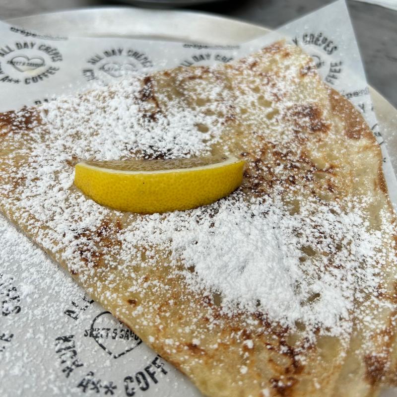 クレープ 砂糖とレモン(Crêpeaffaire Westfield London)