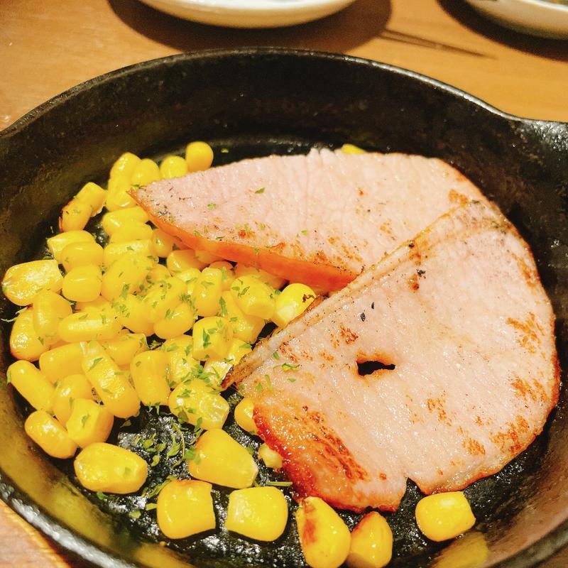 酒場のハムステーキ(酒場 おか長 大阪駅前第3ビル店 )