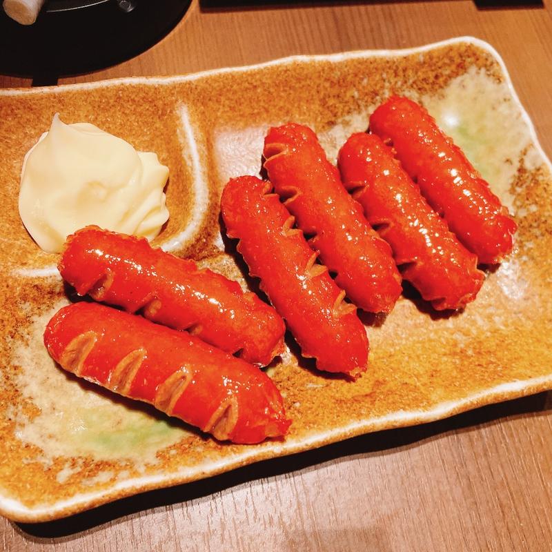 赤ウインナー(酒場 おか長 大阪駅前第3ビル店 )