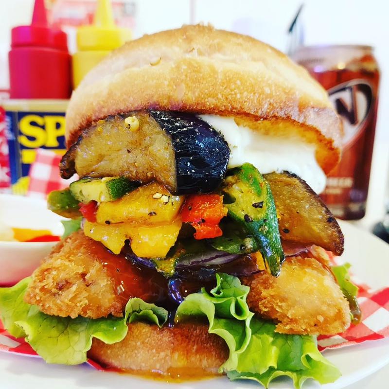 タルタルアジフライ南蛮(スパイシー夏野菜トッピング)(13Diner)