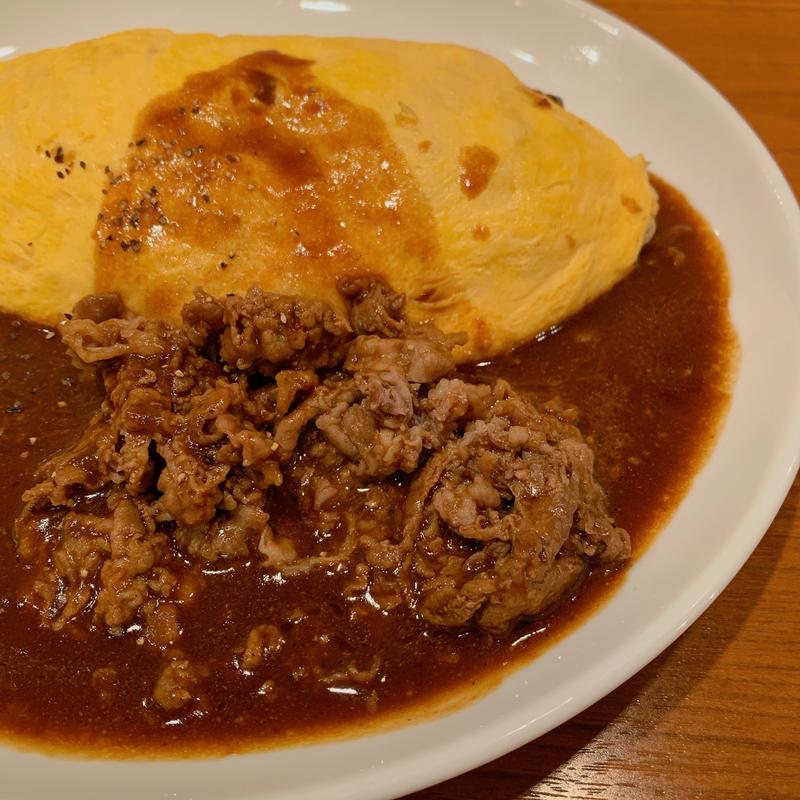 ビーフスパニッシュオムライス(シャポールージュ )
