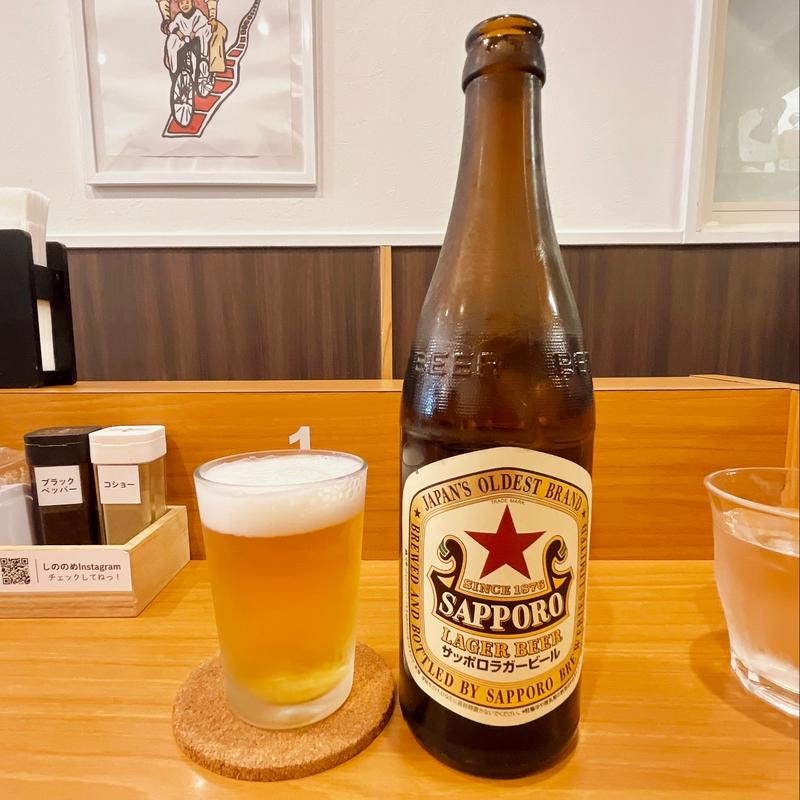 サッポロラガー(赤星)(しののめヌードル)