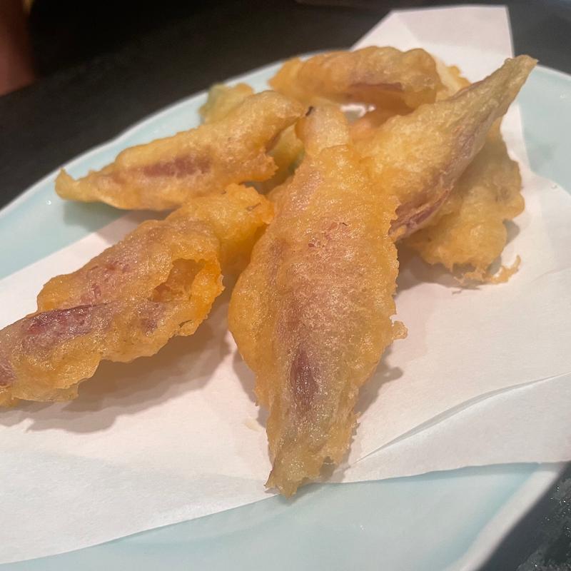 みょうがの天ぷら(食事処 富水)