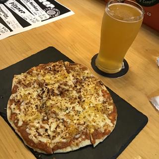 九周年記念クラフトビールとピザのセット(今里クラフト カフェ)