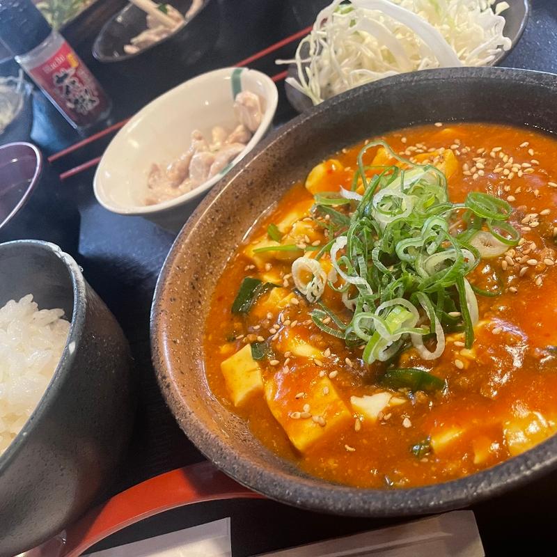 肉みそ麻婆豆腐定食(響や)