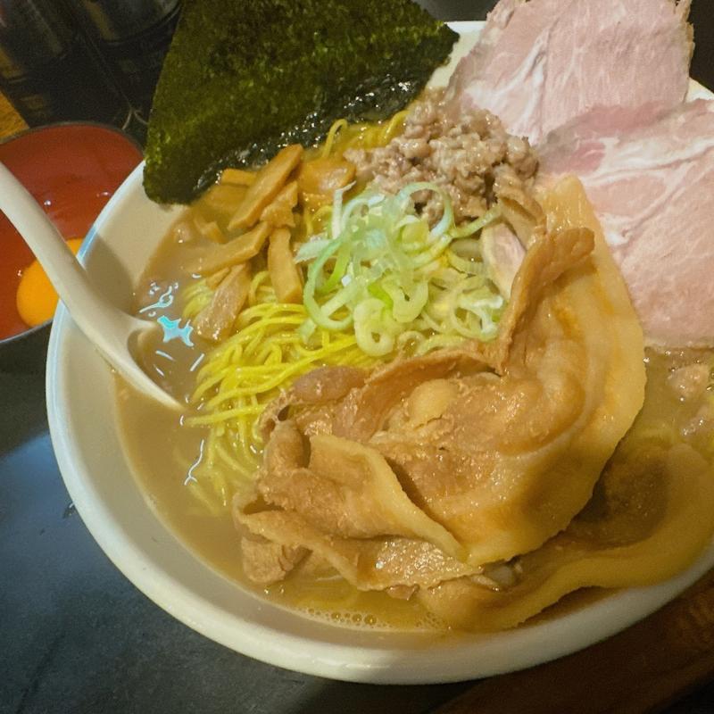 鱧不純に追いハモ伊吹いりこプチSP100大盛り、つけ玉(一条流がんこ総本家分家荒木町)