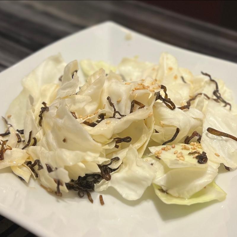 キャベツの塩昆布和え(お好み焼きゆかり富国ビル店)