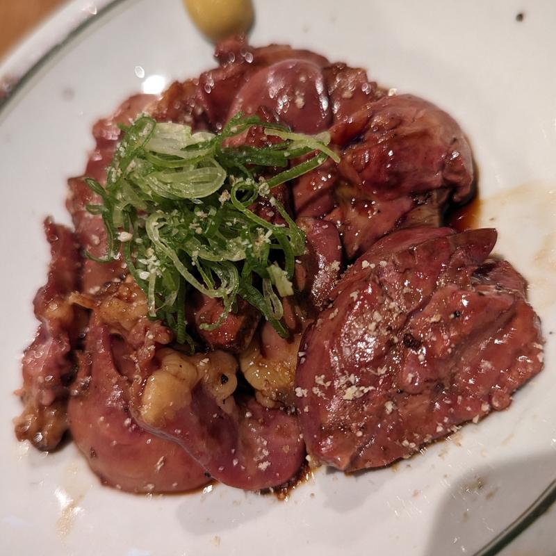 鶏肝炙り(立呑トリズキ （旧店名 ：食堂トリズキ）)