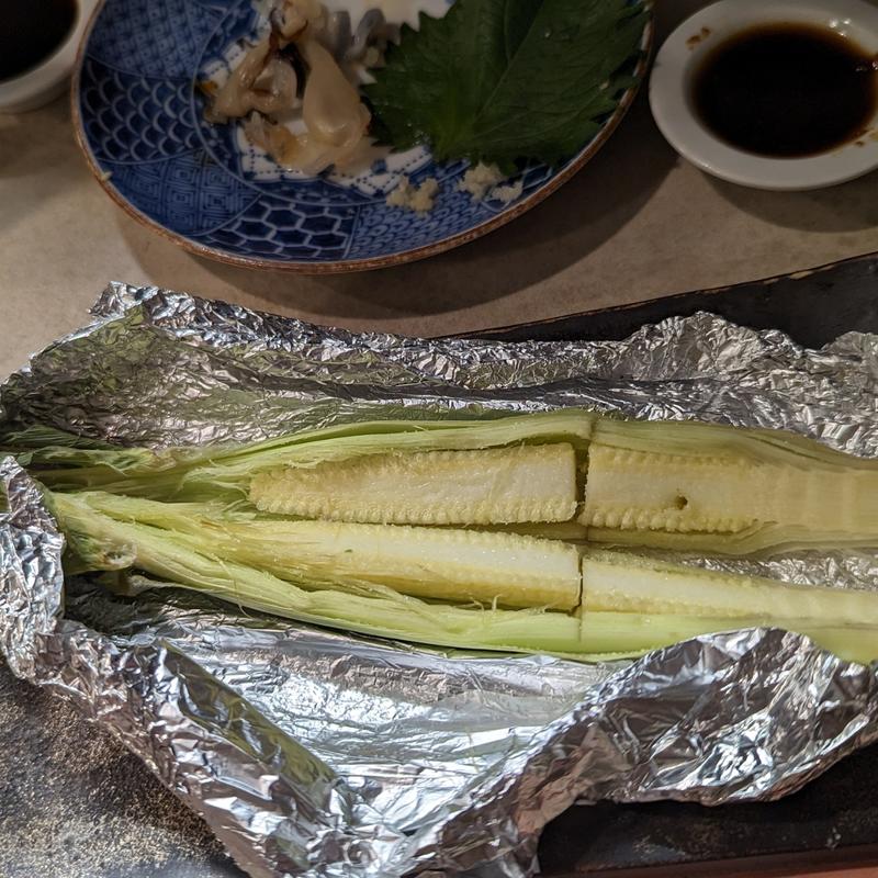 ベビーコーン焼き(たち呑み しゃーぷ)