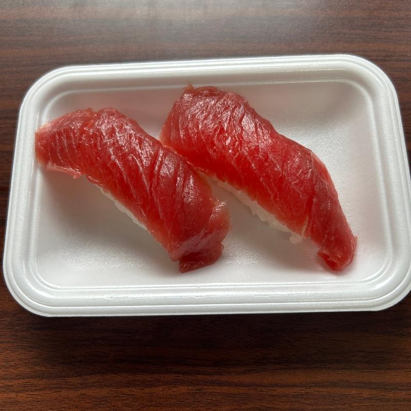 本まぐろ赤身（二貫）(高知のマグロとカツオ タカシン水産 築地店)