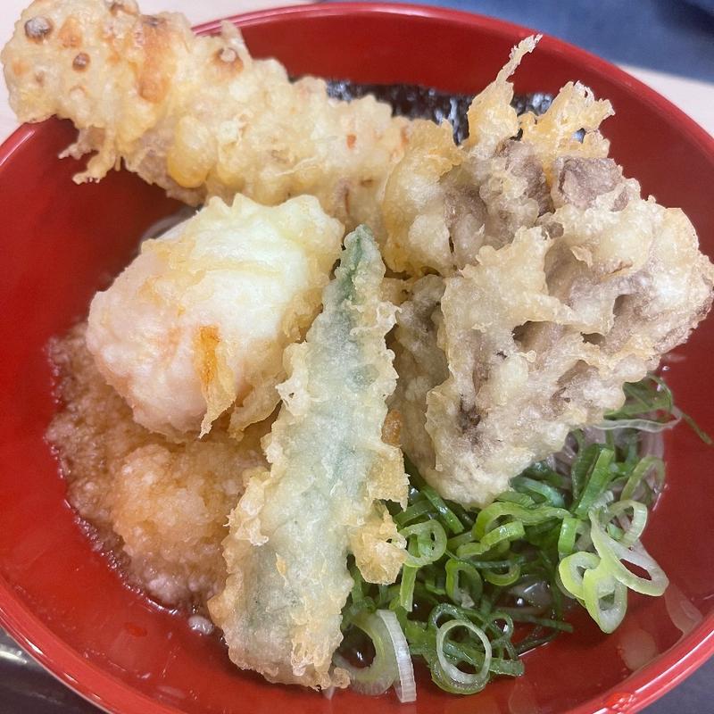 ちく玉舞茸おろし そば(天丼・天ぷら本舗 さん天 明石大久保店)