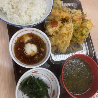 鱧とキスの天ぷら定食(天丼・天ぷら本舗 さん天 明石大久保店)
