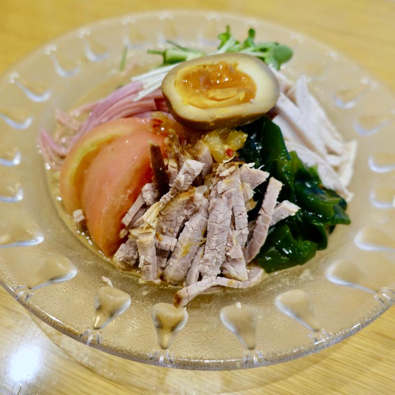 期間限定　冷麺（ゴマ味）(福福らーめん 湯里店)