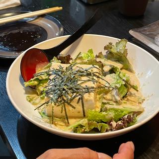 豆腐サラダ(串カツ 味楽 深井店)