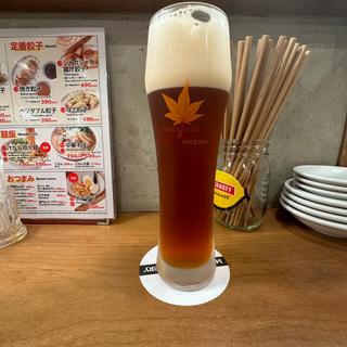 宮島ドラフトビール(ひろしまギョウザ by 餃子家 龍 ekie店)