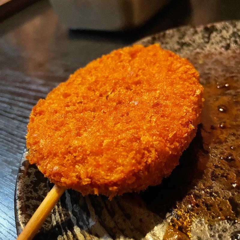 ミートコロッケ(串カツ 味楽 深井店)