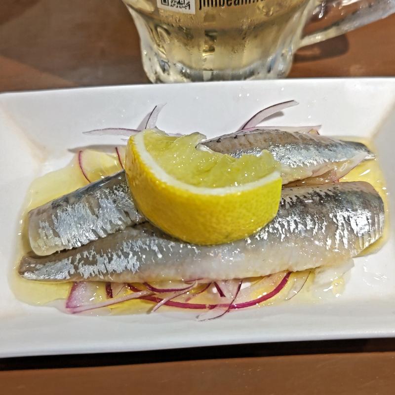 イワシのマリネ(Tempters beef skewers＋bar)