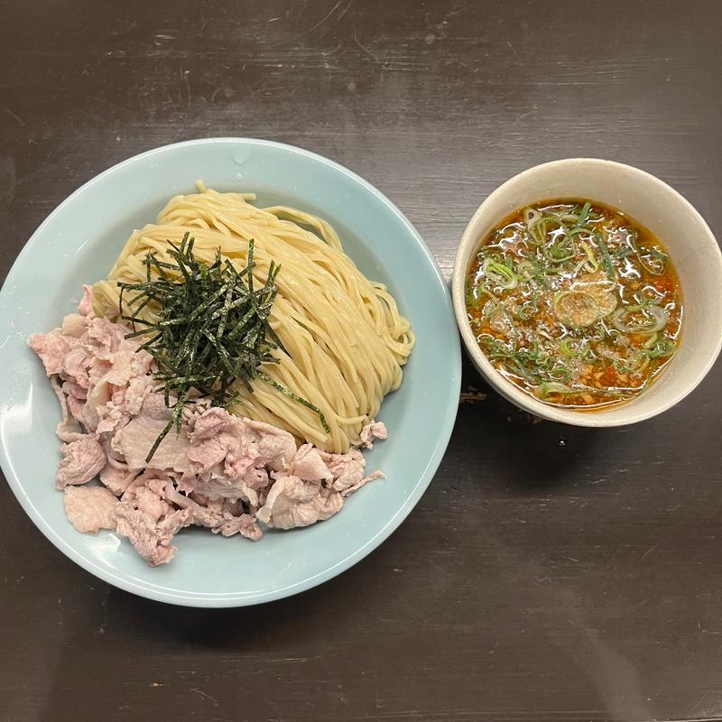 冷やし麻辣つけ麺（限定）(博多とんこつ 豚の足跡)