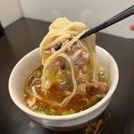 冷やし麻辣つけ麺（限定）(博多とんこつ 豚の足跡)