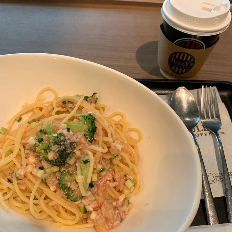 ゆず香るたらこパスタ(タリーズコーヒー 新宿オークタワー店)