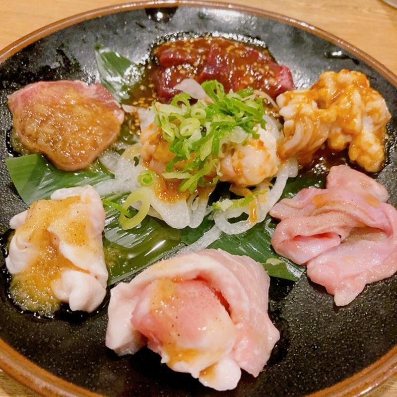 ホルモン7種盛り(焼肉ホルモン酒場 たかちゃん 広島本通店)