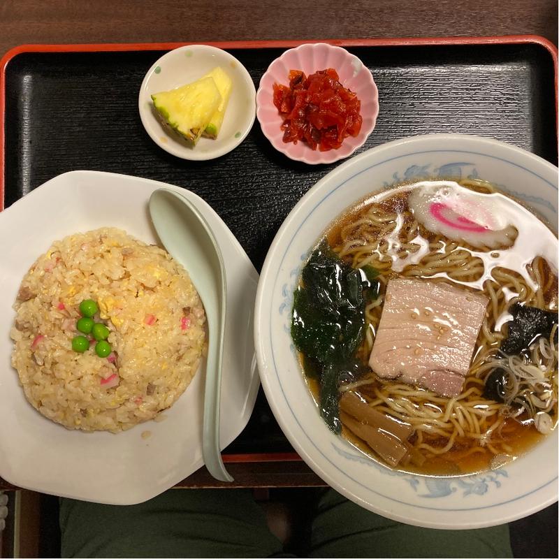 チャーハン　ラーメンセット(味処　ほさか )