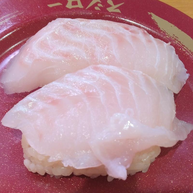 国産ナメタかれい(スシロー ミューザ川崎店)