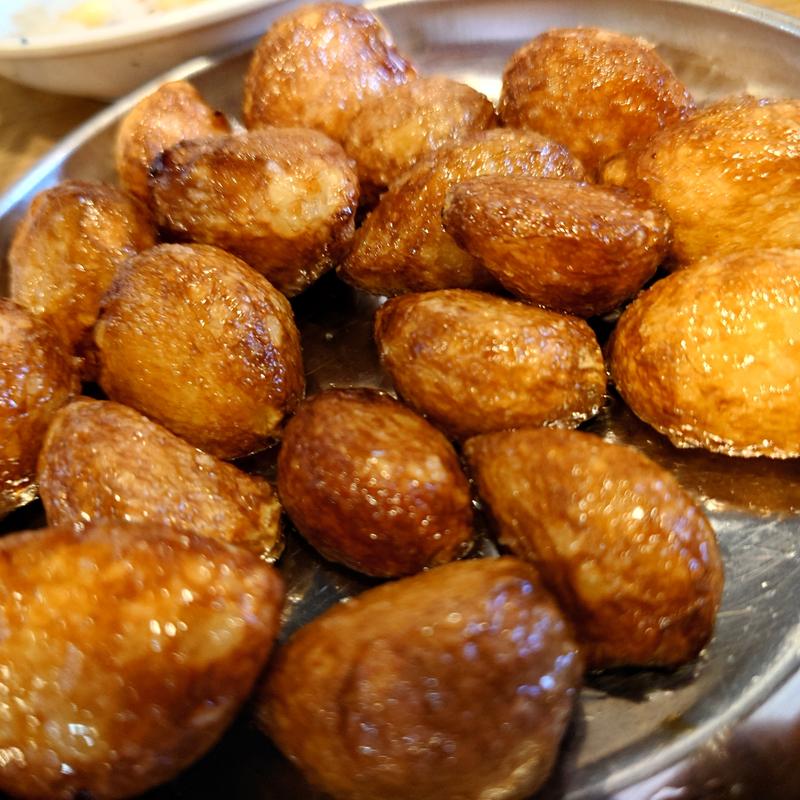 活力!にんにく揚げ(もつ焼き おとんば)