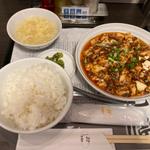 麻婆豆腐セット(四川)(麻婆豆腐・担担麺専門店 石林 エスパル福島店)