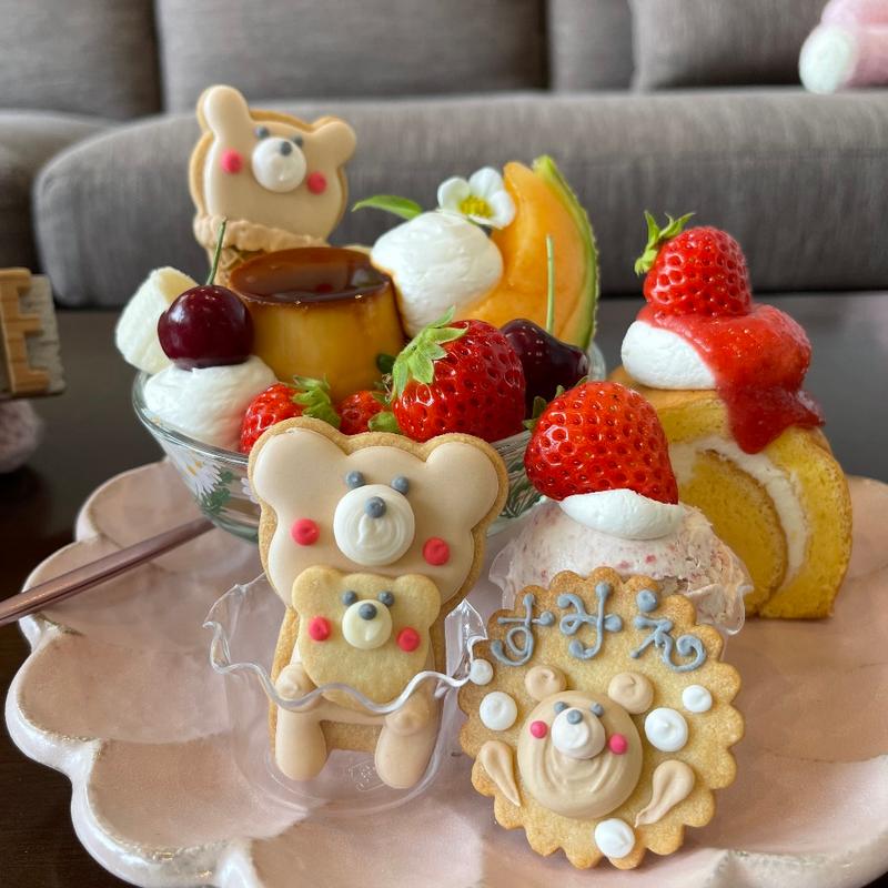 プリンあらもーど&ろーるけーき(yumicafe)