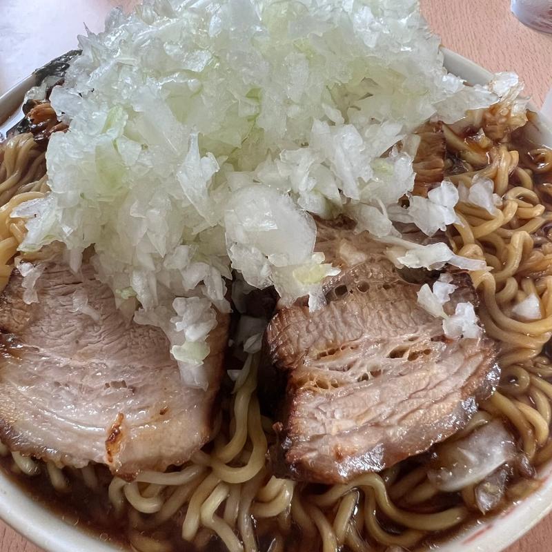 らーめん並  玉ねぎトッピング(梅乃家)