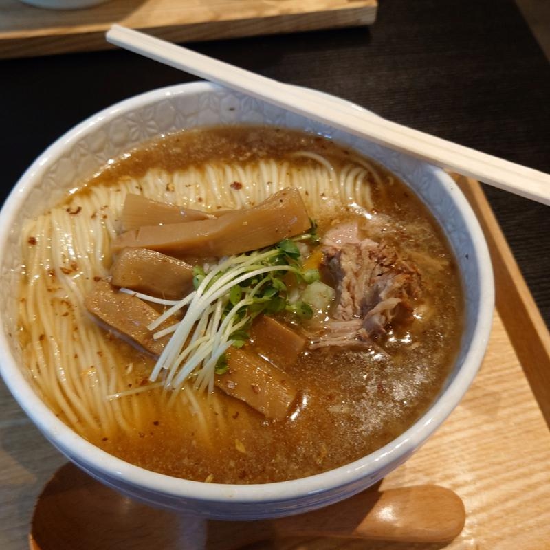 濃厚煮干し醤油そば　中盛(中華そばまるじ)